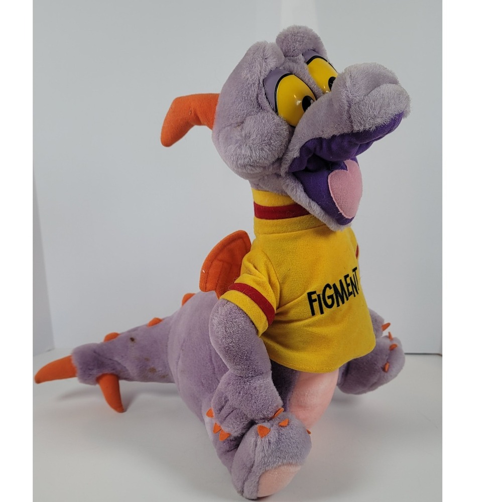 Vintage Walt Disney World Figment Dragon Plush Epcot Journey Into Imagination